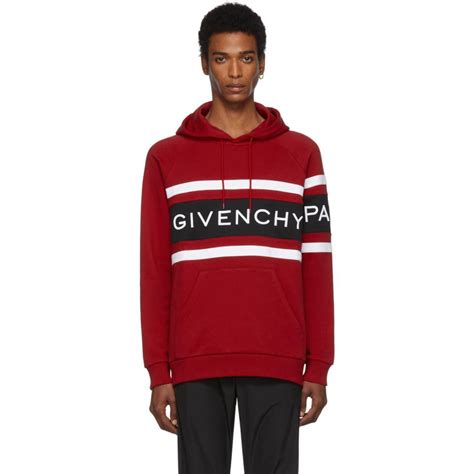 red Givenchy hoodie